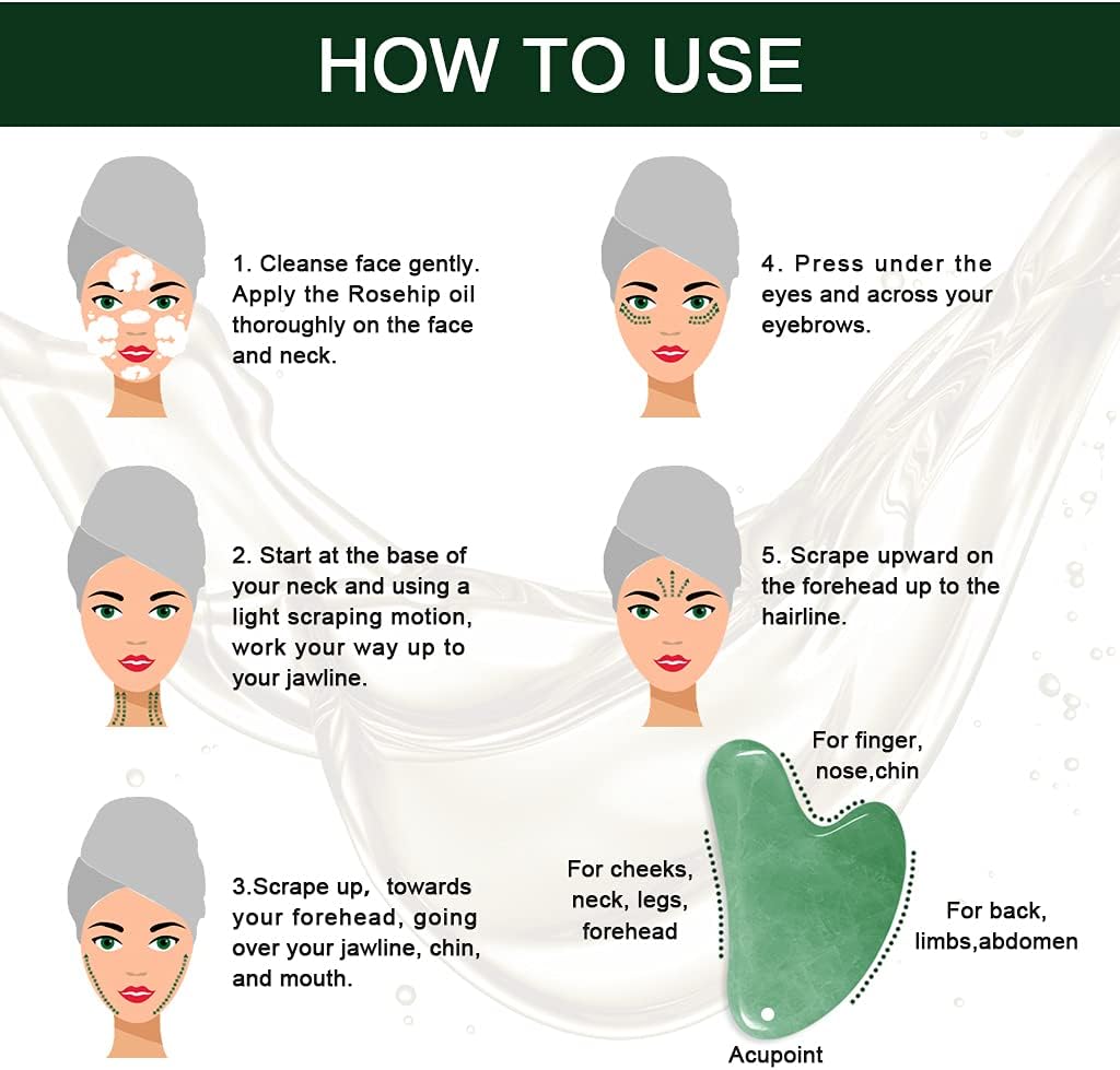 Gua sha set with pouch