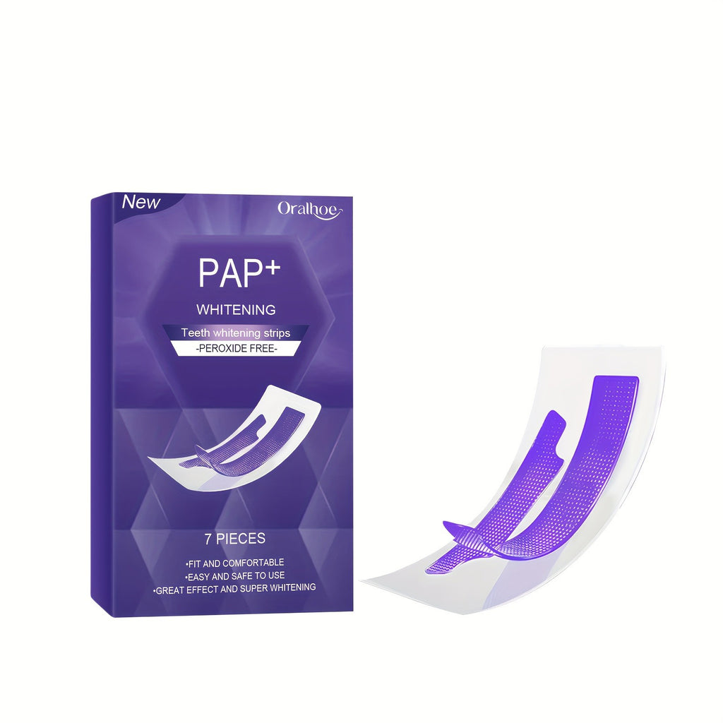 BrightBite™ Purple Whitening Strips – Peroxide-Free Stain Removal